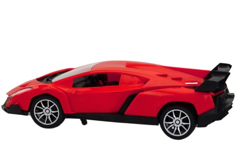 Samochód RC 1:16 Zdalnie Sterowany Sportowy Czerwone Auto LEAN Toys