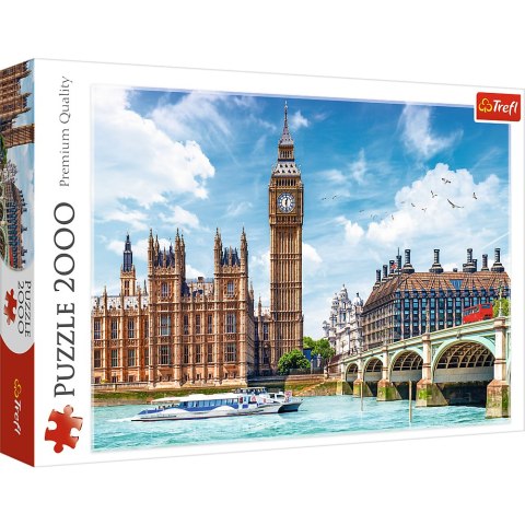 Puzzle - 2000 - Big Ben - Londyn - Anglia - Trefl 27120 Trefl Puzzle