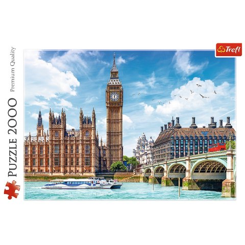 Puzzle - 2000 - Big Ben - Londyn - Anglia - Trefl 27120 Trefl Puzzle