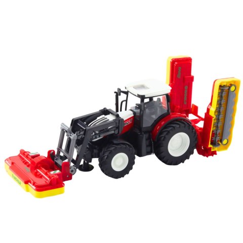 Traktor Rolniczy Z Kosiarkami Do Trawy Zdalnie Sterowany RC 2.4G LEAN Toys Traktor Rolniczy Z Kosiarkami Do Trawy Zdalnie Sterowany RC 2.4G LEAN Toys