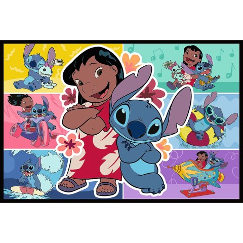 Puzzle - 2x200 - Wesołe życie Stitcha - Disney Lilo and Stitch 13334 Trefl Puzzle
