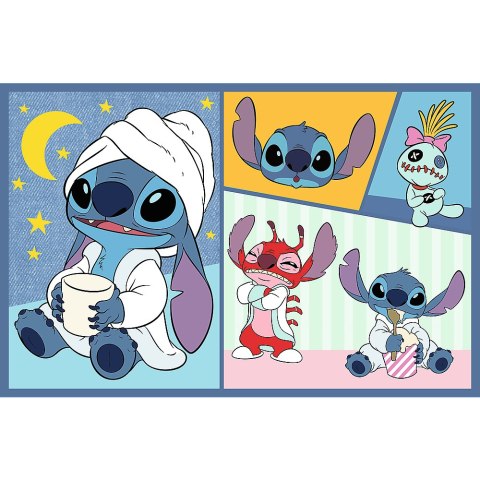 Puzzle 2x70 Ze Stitchem nie ma nudy - Disney Lilo and Stitch Trefl 34444 Trefl Puzzle
