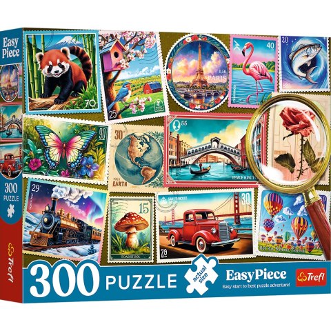 Puzzle - 300 EasyPiece - Znaczki pocztowe - Trefl 23100 Trefl Puzzle