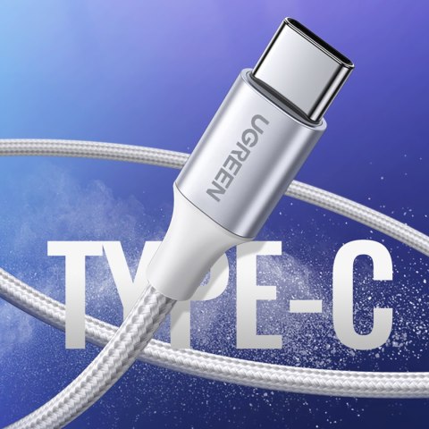 Kabel przewód USB-A - USB-C QC 3.0 3A 3m - biały UGREEN