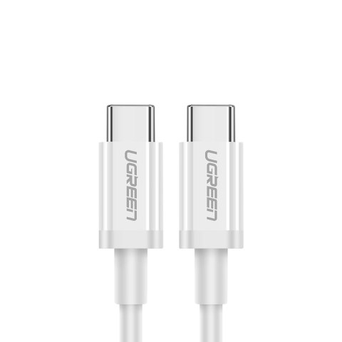 Kabel przewód USB-C - USB-C PD QC AFC 0.5m - biały UGREEN