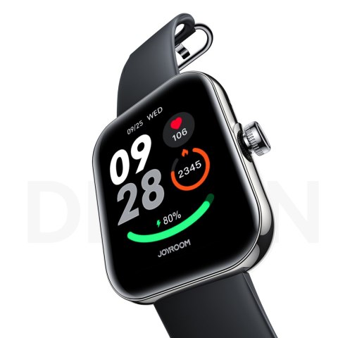 Smartwatch Joyroom Fit-Life JR-FT5 Plus z funkcją odbierania połączeń - czarny JOYROOM