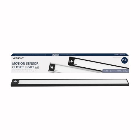 Lampka do szafy z czujnikiem ruchu Yeelight Closet Light 40cm (Czarny) 2700K Yeelight