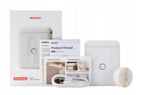 Drukarka etykiet D110 M biała Niimbot