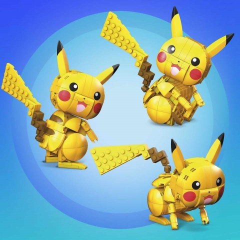 Klocki Pikachu średni Pokemon do zbudowania GMD31 Mega Bloks