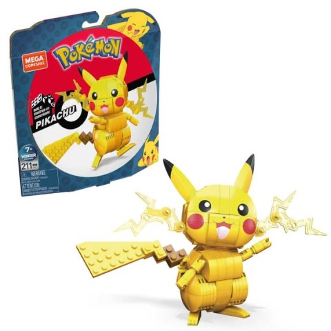 Klocki Pikachu średni Pokemon do zbudowania GMD31 Mega Bloks
