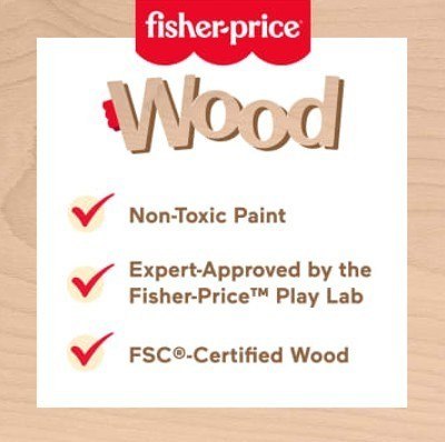 Wooden Mały ogrodnik zestaw drewnianych roślin i narzędzi Fisher Price Wooden Mały ogrodnik zestaw drewnianych roślin i narzędzi Fisher Price