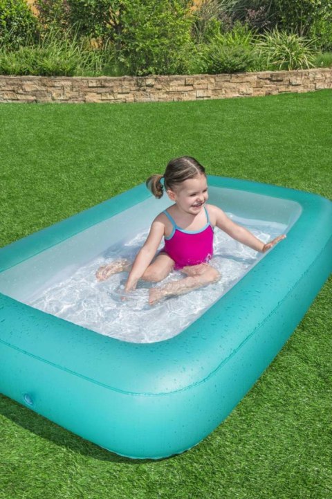 Basen dmuchany dla dzieci 2+ BESTWAY Prostokątny 165x104x25cm + Dmuchane dno Basen dmuchany dla dzieci 2+ BESTWAY Prostokątny 165x104x25cm + Dmuchane dno