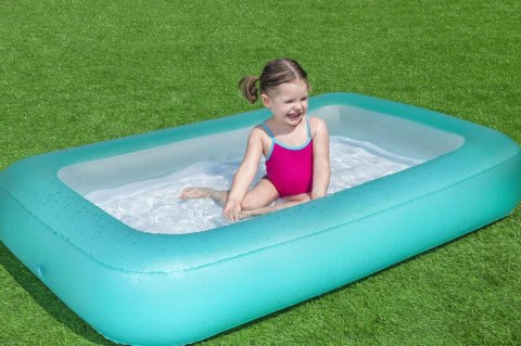 Basen dmuchany dla dzieci 2+ BESTWAY Prostokątny 165x104x25cm + Dmuchane dno Basen dmuchany dla dzieci 2+ BESTWAY Prostokątny 165x104x25cm + Dmuchane dno