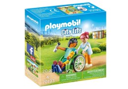 Zestaw z figurkami City Life 70193 Pacjent na wózku inwalidzkim