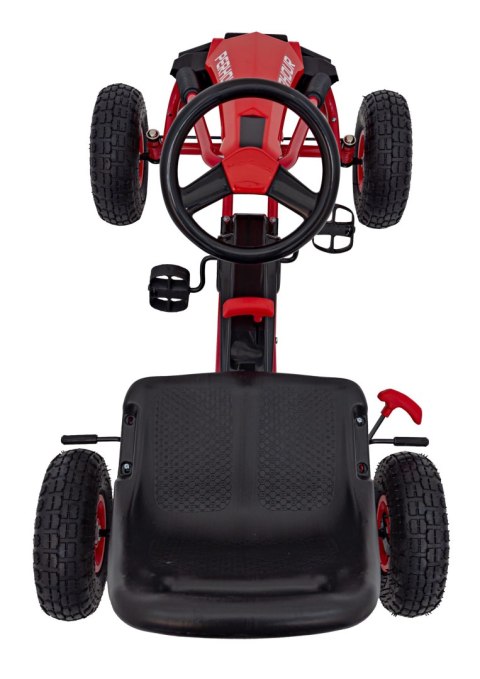 Gokart na Pedały AIR PerHour dla dzieci Czerwony + Hamulec ręczny + Pompowane koła + Regulacja siedzenia Gokart na Pedały AIR PerHour dla dzieci Czerwony + Hamulec ręczny + Pompowane koła + Regulacja siedzenia