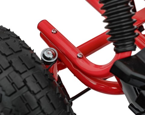 Gokart na Pedały AIR PerHour dla dzieci Czerwony + Hamulec ręczny + Pompowane koła + Regulacja siedzenia Gokart na Pedały AIR PerHour dla dzieci Czerwony + Hamulec ręczny + Pompowane koła + Regulacja siedzenia