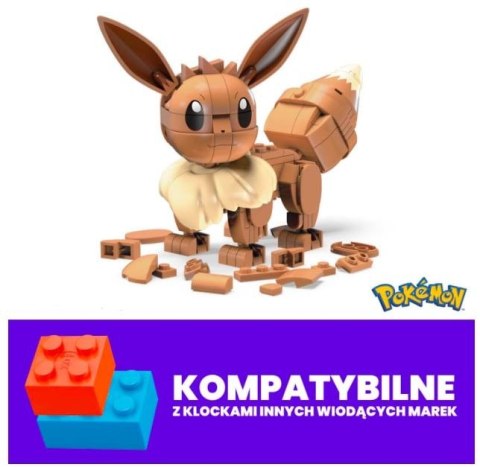 Klocki Średni Pokemon Eevee Mega Bloks