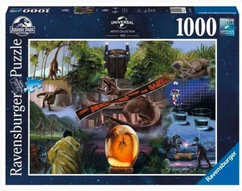 Puzzle 2D 1000 elementów Jurassic Park Ravensburger Polska
