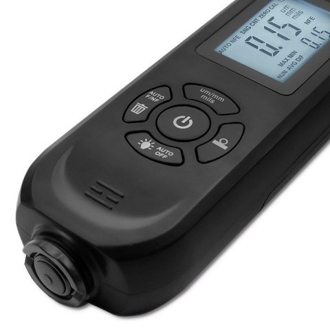 Miernik grubości lakieru z podświetlanym bocznym wyświetlaczem LCD | 0 ~ 2000um Qoltec