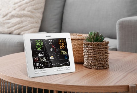 Profesjonalna Stacja meterologiczna wifi SMART z czujnik 7w1 Sencor