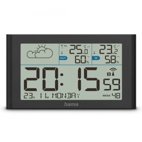 Stacja pogody sylt termometr higrometr Czarna Hama