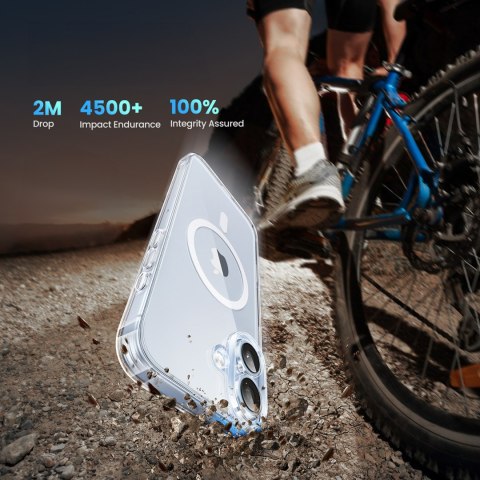 Etui case Classy Clear Magnetic na iPhone 16 Plus - przezroczyste UGREEN