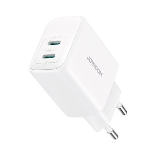 Ładowarka sieciowa 2x USB-C 20W PD QC 3.0 - biała JOYROOM