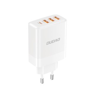 Ładowarka sieciowa 3x USB-A 1x USB-C PD 20W - biała DUDAO