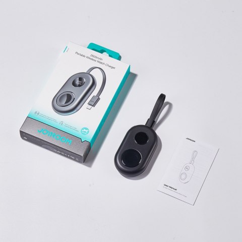 Powerbank 2500mAh z ładowarką Apple Watch 3W i kablem USB-C - czarny JOYROOM
