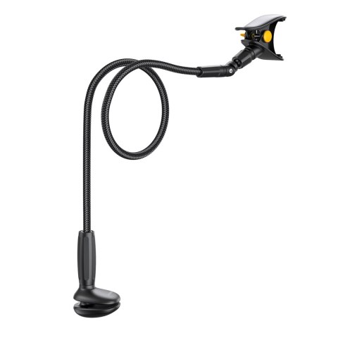 Uchwyt na telefon biurkowy z elastycznym ramieniem typu gęsia szyja - czarna JOYROOM