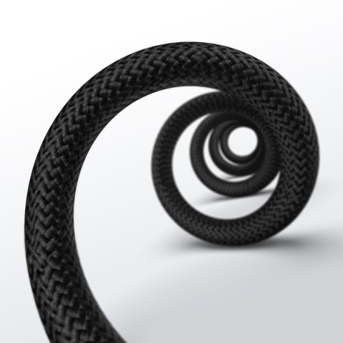 Kabel przewód Tungsten Gold z organizerem magnetycznym USB-C 100W 1m - czarny BASEUS