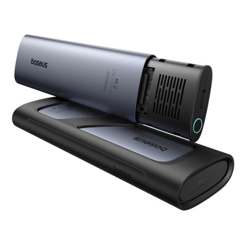 Kieszeń na dysk SSD do 8 TB FlyJoy M.2 NVMe 10 Gb/s UASP TRIM - szara BASEUS