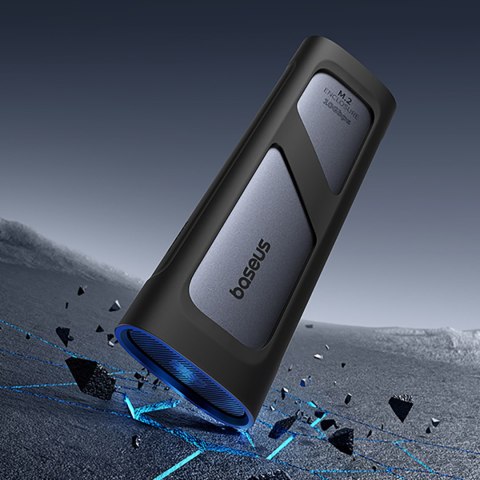 Kieszeń na dysk SSD do 8 TB FlyJoy M.2 NVMe 10 Gb/s UASP TRIM - szara BASEUS