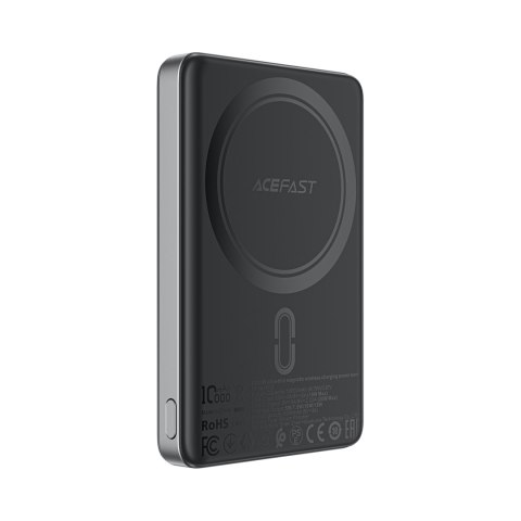Powerbank magnetyczny 10000mAh PD20W MagSafe ultra cienki - czarny ACEFAST
