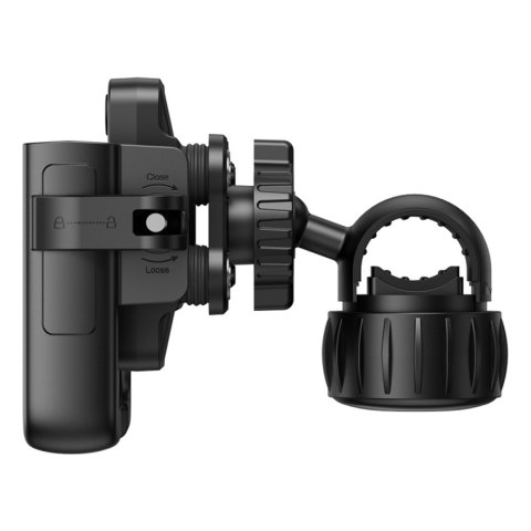 Uchwyt na telefon GoTrip na rower hulajnogę skuter mocowany na kierownicę - czarny BASEUS