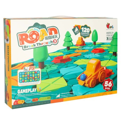 Gra logiczna planszowa labirynt tor przeszkód 56 el. Kik Sp. z o. o. Sp. k.