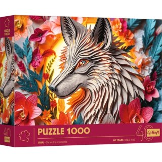 Puzzle 1000 elementów 40-lecie Paper Art Wilk Trefl