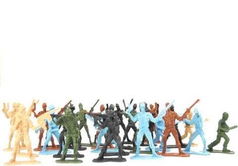 Duży Zestaw Żołnierzyków Militarny Wojsko Armia Figurki LEAN TOYS