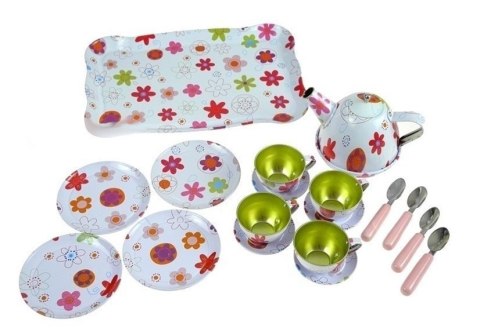 Piękny Metalowy Serwis Do Herbaty Zestaw Kuchenny LEAN Toys