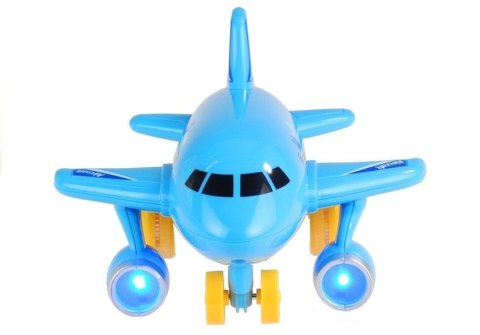 Samolot Pasażerski z Napędem Efekty Świetlne Dźwiękowe Mix LEAN Toys