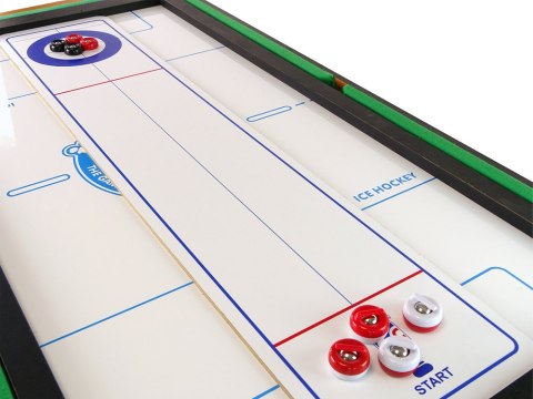 Ruchomy Stół Do Gier 8w1 Piłkarzyki Bilard Kręgle Hokej Ping Pong Curling LEAN Toys