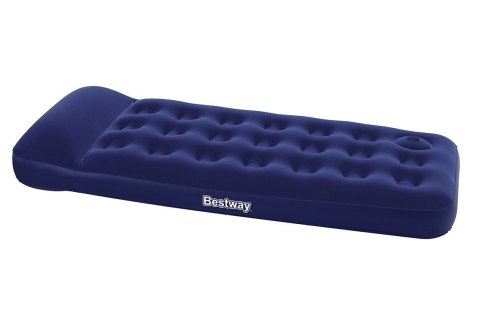 Materac Welurowy z Pompką 185 76 28cm BESTWAY