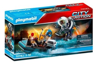 Zestaw figurek City Action 70782 Policyjny plecak odrzutowy: Aresztowanie złodzieja sztuki Playmobil