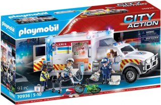 Zestaw figurek City Action 70936 Ambulans pogotowia ratunkowego: US Ambulance Playmobil