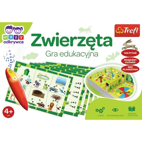 Gra edukacyjna dla dzieci Zwierzęta Magiczny ołówek Trefl 02111 Trefl Gry