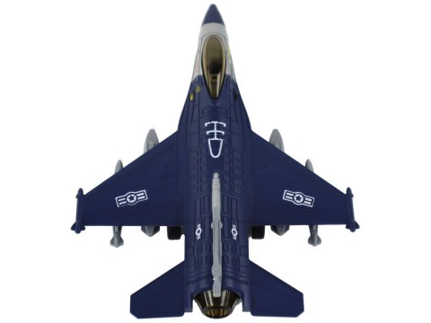 Model Samolotu Z Napędem Frykcyjnym Granatowy lub Szary LEAN Toys