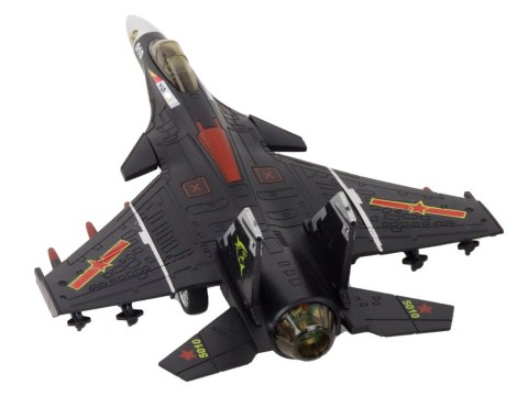 Model Samolotu Z Napędem Frykcyjnym Szary Czarny lub Żółty LEAN Toys