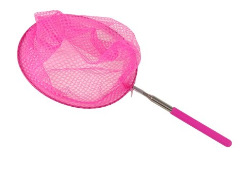Siatka Na Motyle Owady Składana Teleskopowa 85 cm Różowa LEAN TOYS