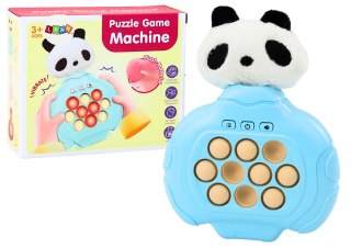 Gra Pop-It Panda Pluszowa Konsola Zręcznościowa Wibracje Sensoryczna LEAN Toys