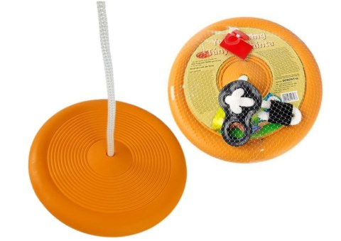 Huśtawka Okrągła Talerz Ogrodowa Dla Dzieci 423 Pomarańczowa Dorex